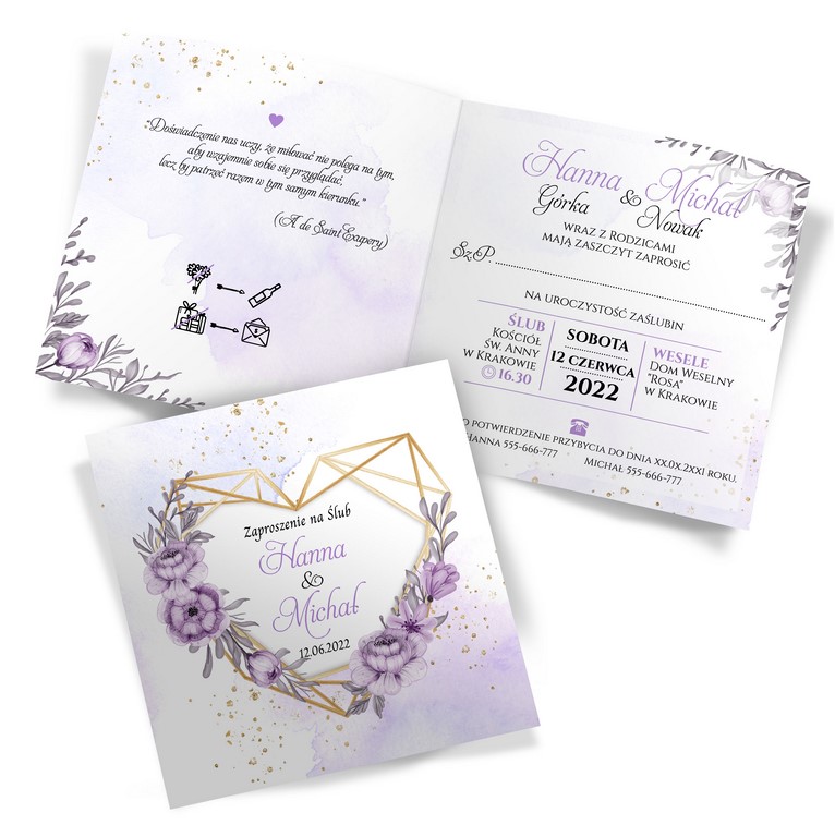 Zaproszenia Ślubne Adela