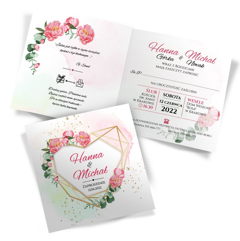 Zaproszenia Ślubne Adela