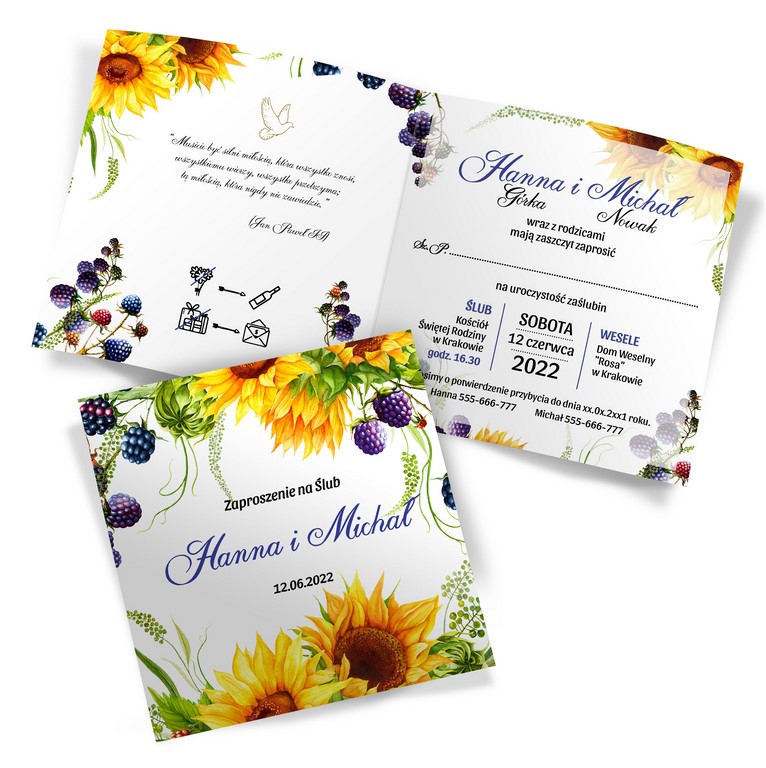 Zaproszenia Ślubne Amanda