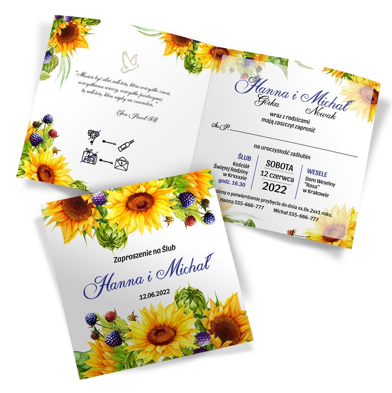 Zaproszenia Ślubne Amanda