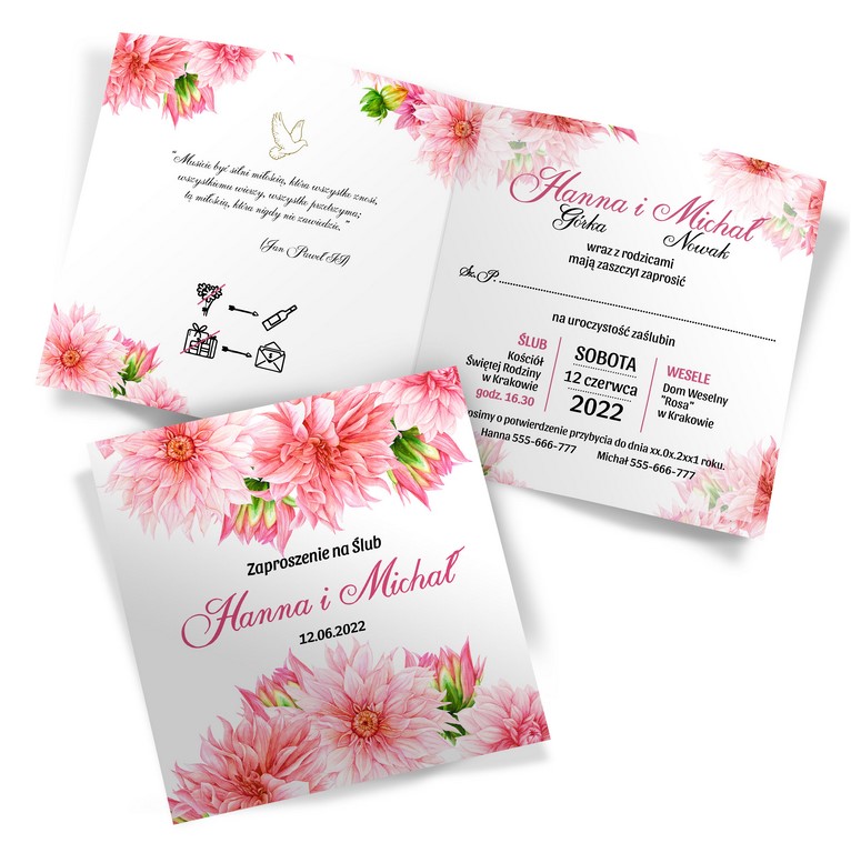 Zaproszenia Ślubne Amanda