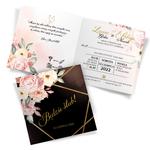 Zaproszenia Ślubne Peonia2