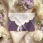 Zaproszenia na chrzest wycięcie w chmurkę - Rumi