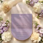 Zaproszenia na chrzest wycięcie w chmurkę - Rumi