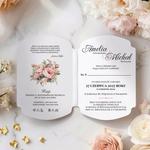 Zaproszenia ślubne ozdobne wycięcie - Luna