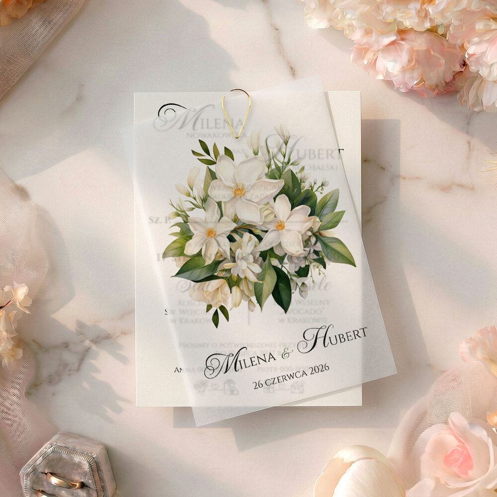 Zaproszenia Ślubne z kalką Paloma