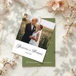 Zaproszenia ślubne ze zdjęciem - Ester
