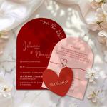 Zaproszenia ślubne zaokrąglone - Pelumi