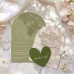 Zaproszenia ślubne zaokrąglone - Pelumi