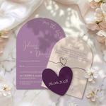 Zaproszenia ślubne zaokrąglone - Pelumi