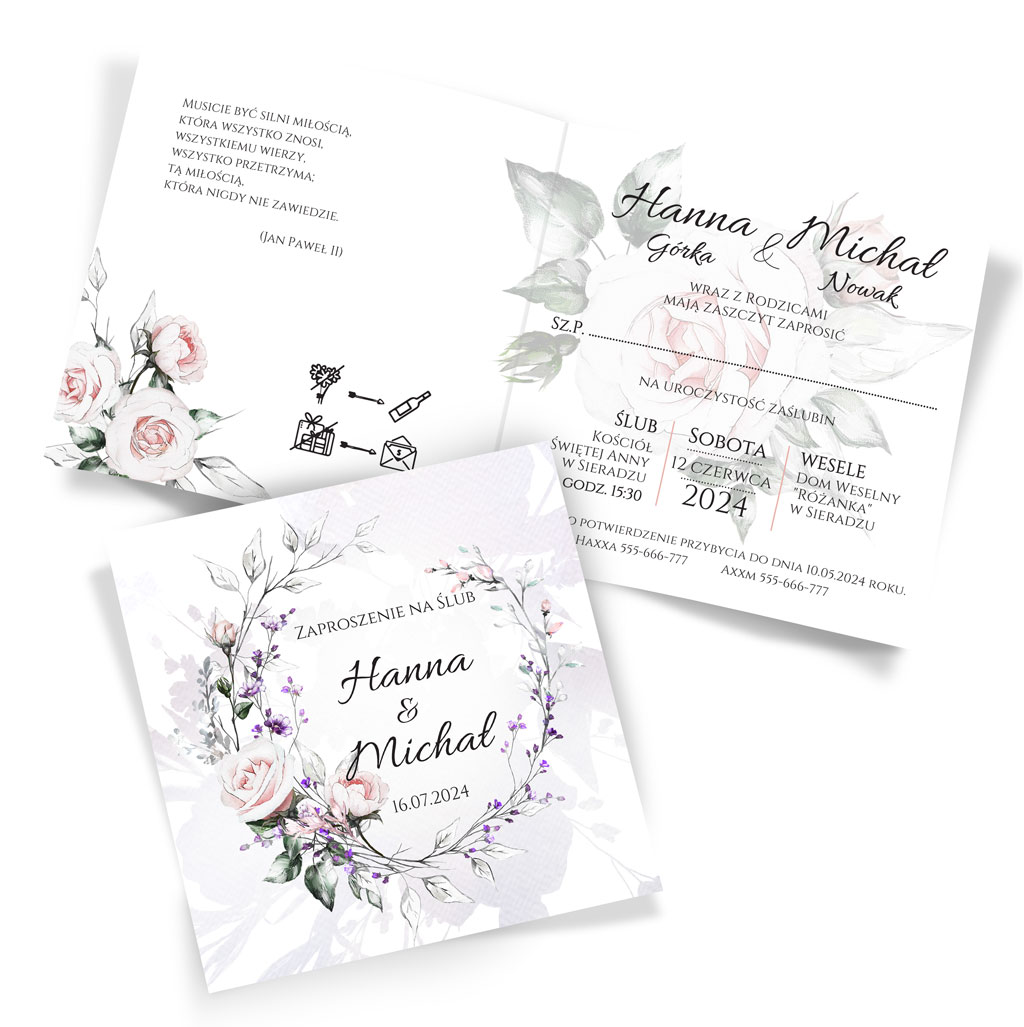 Zaproszenia Ślubne Anna