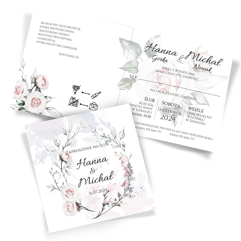 Zaproszenia Ślubne Anna