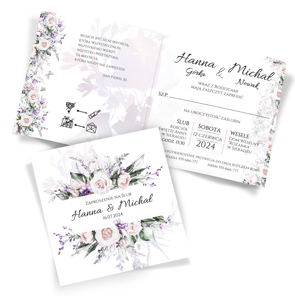 Zaproszenia Ślubne Anna