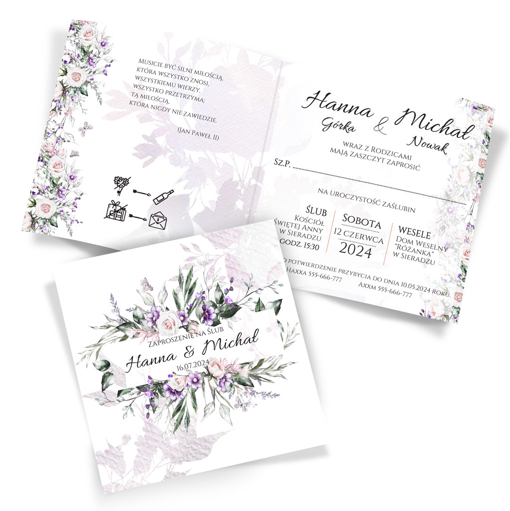 Zaproszenia Ślubne Anna