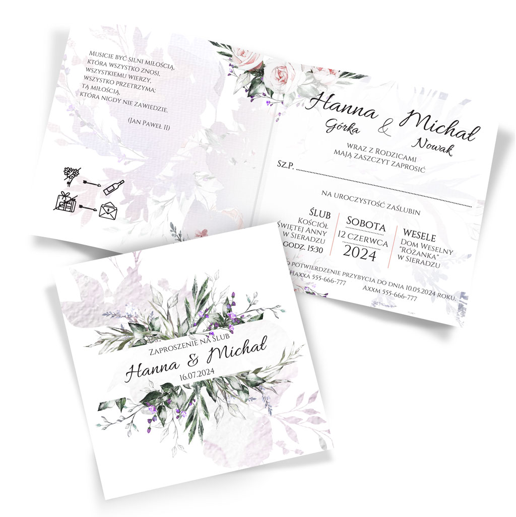 Zaproszenia Ślubne Anna