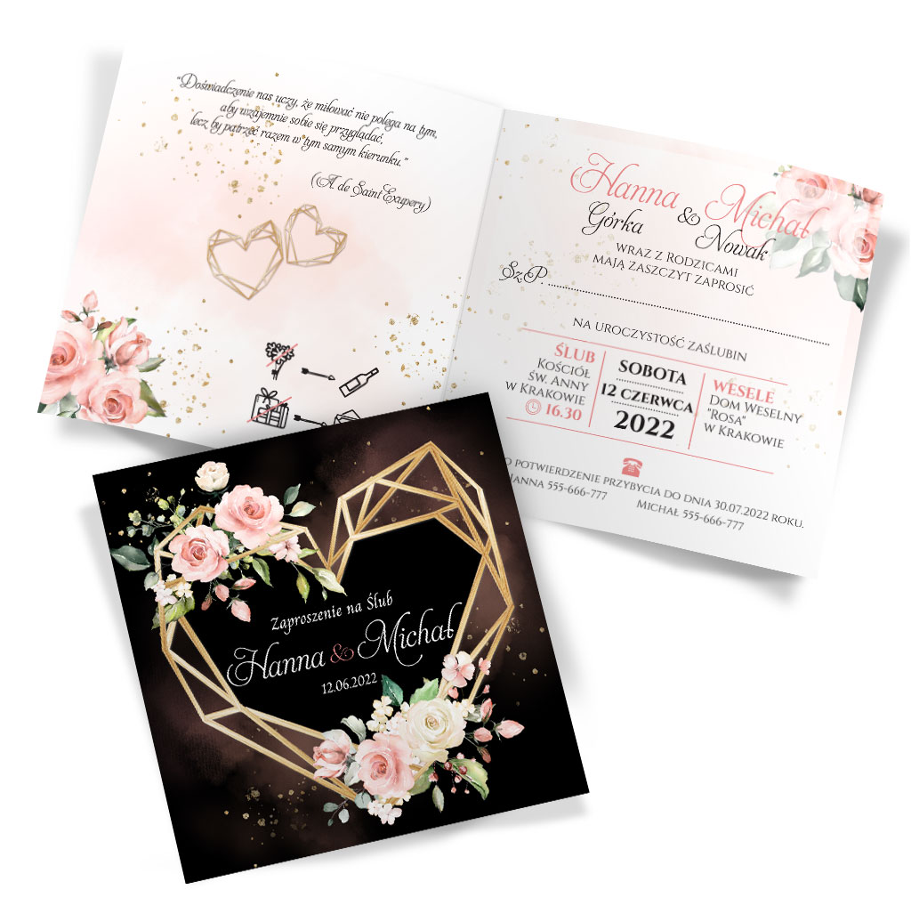 Zaproszenia Ślubne Ariana4