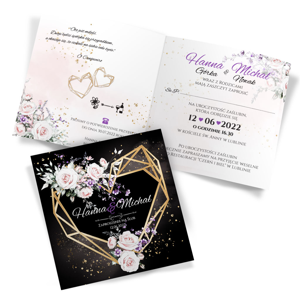 Zaproszenia Ślubne Ariana4