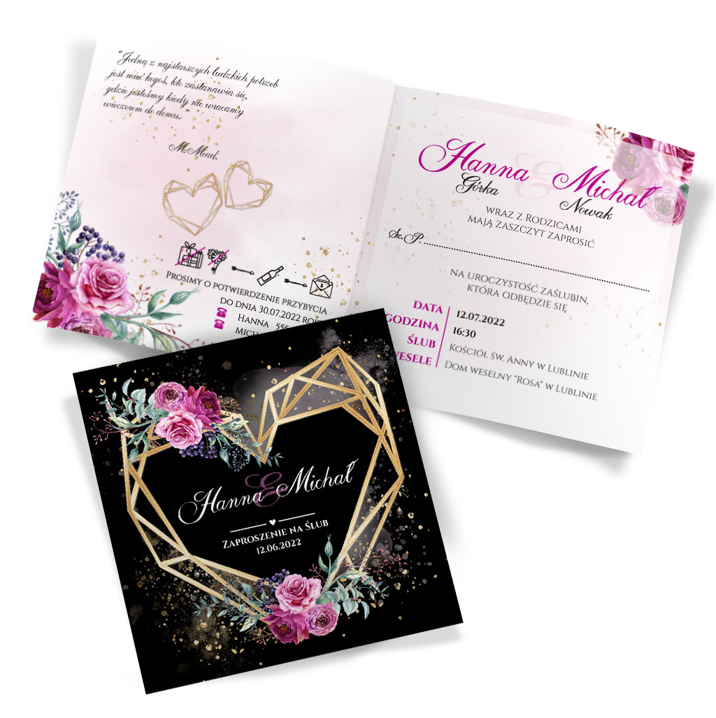Zaproszenia Ślubne Ariana4