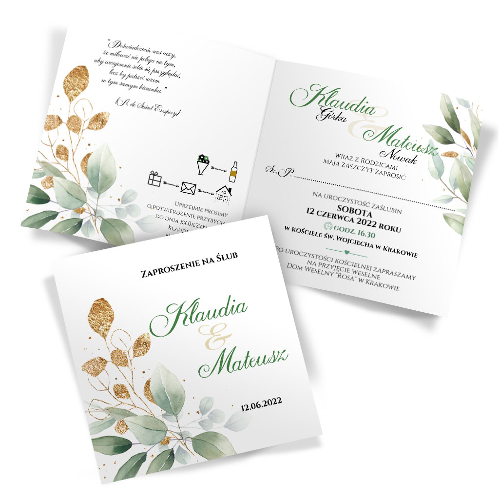 Zaproszenia Ślubne Asteria
