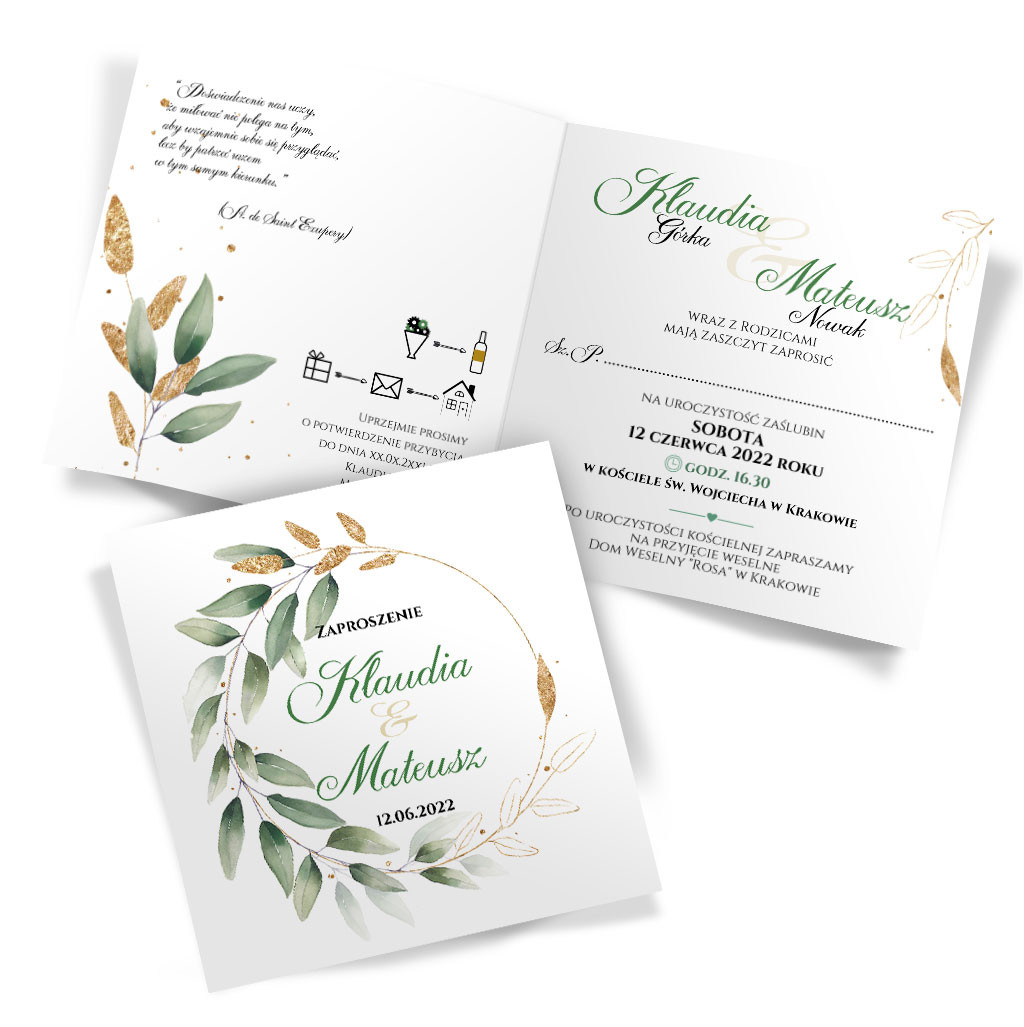 Zaproszenia Ślubne Asteria