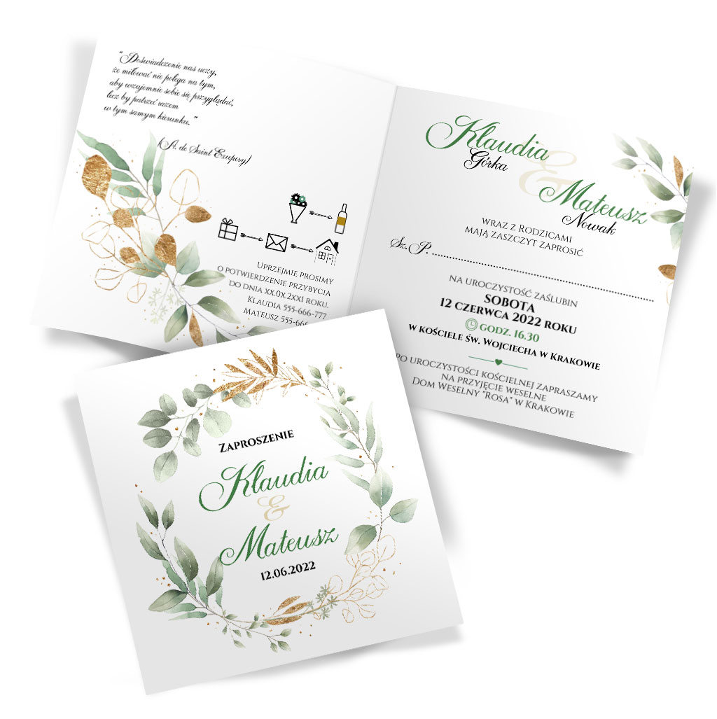 Zaproszenia Ślubne Asteria