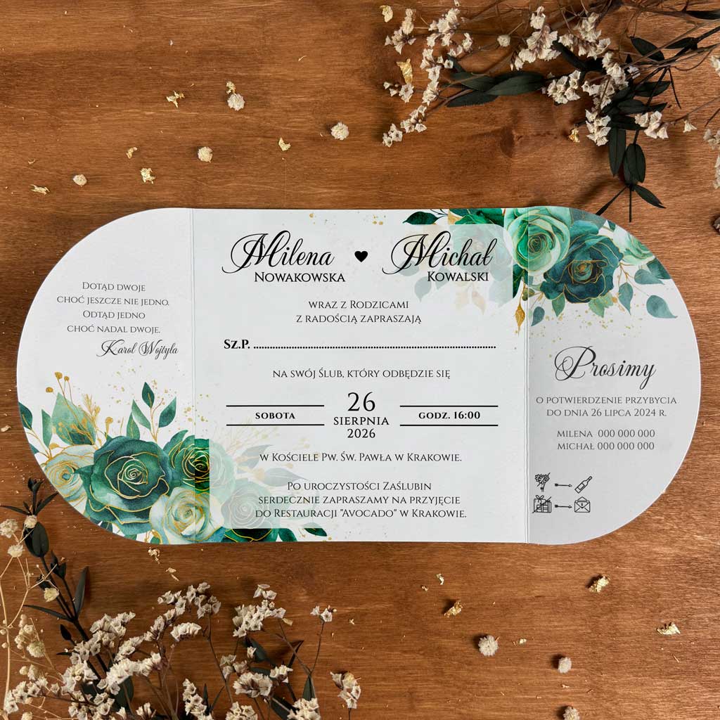 Zaproszenia Ślubne Dafne2