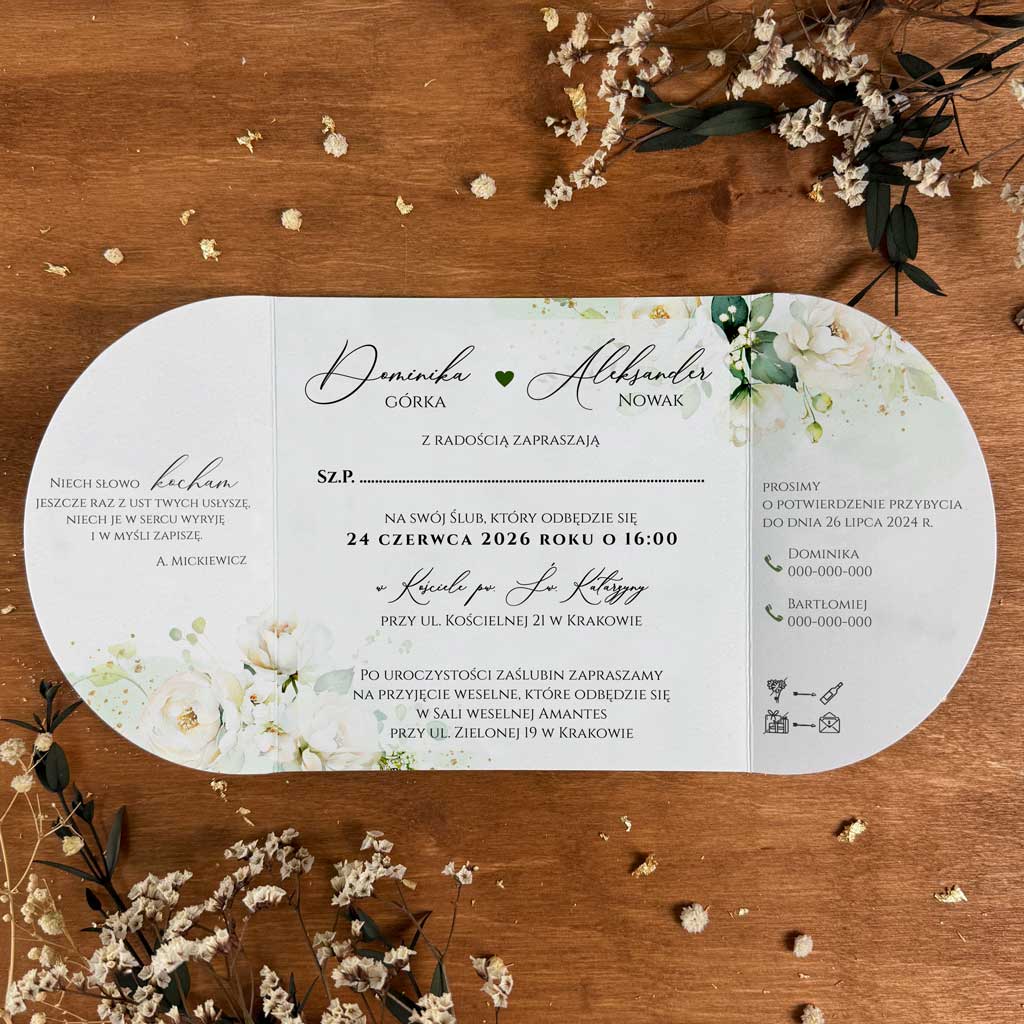 Zaproszenia Ślubne Dafne2
