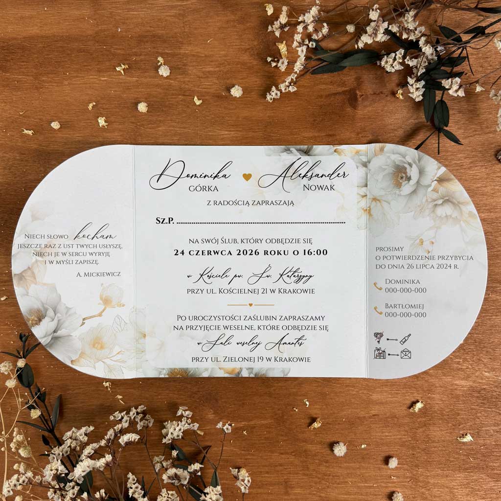 Zaproszenia Ślubne Dafne2