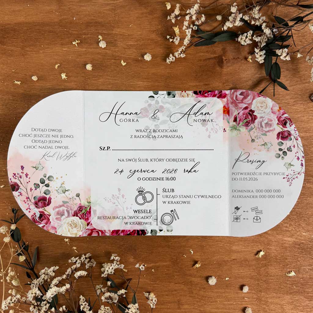 Zaproszenia Ślubne Dafne2