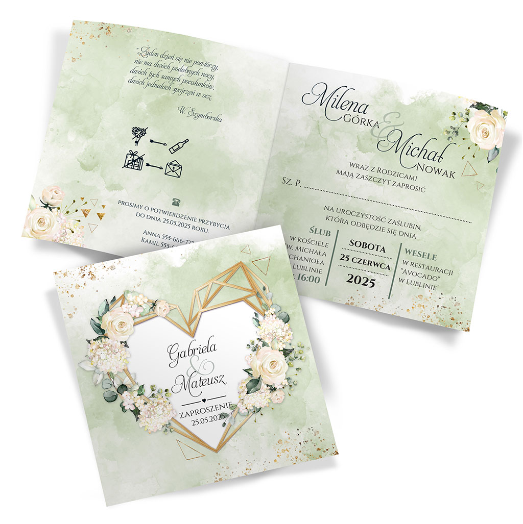 Zaproszenia Ślubne Dalia