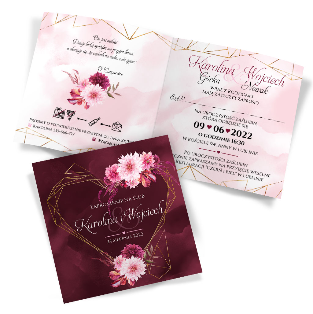 Zaproszenia Ślubne Florencja