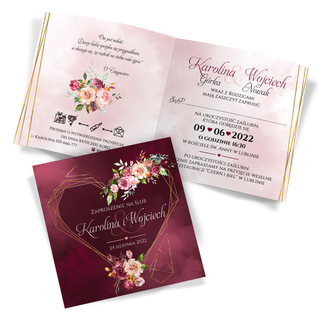 Zaproszenia Ślubne Florencja