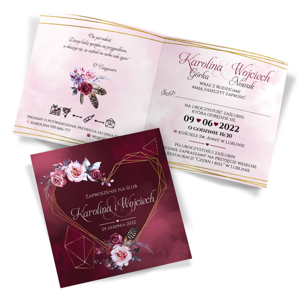 Zaproszenia Ślubne Florencja