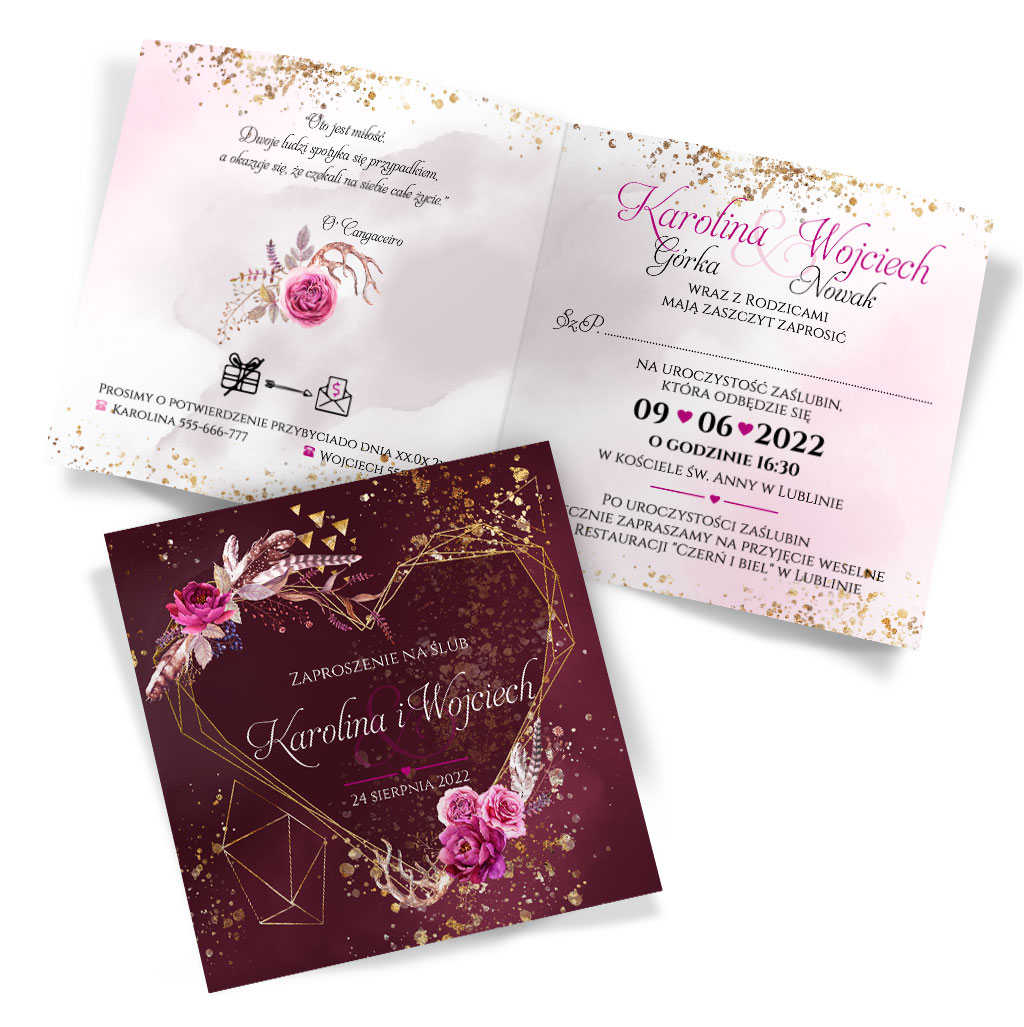 Zaproszenia Ślubne Florencja