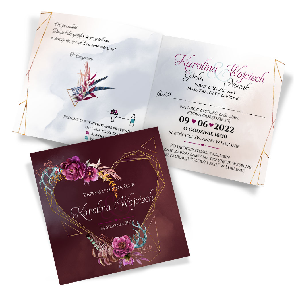 Zaproszenia Ślubne Florencja