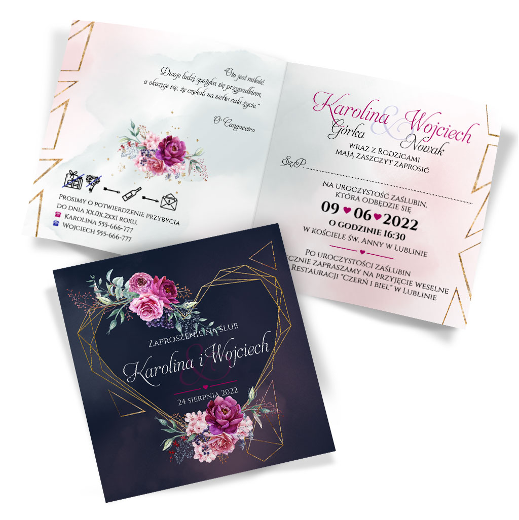 Zaproszenia Ślubne Florencja