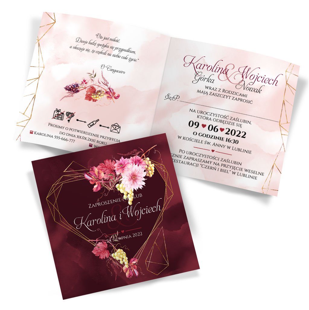 Zaproszenia Ślubne Florencja