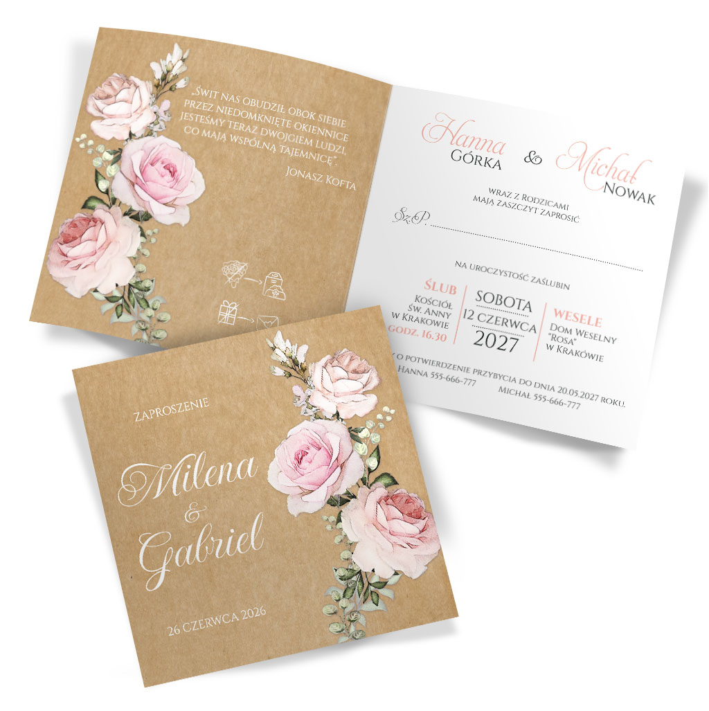 Próbki Zaproszeń Helen