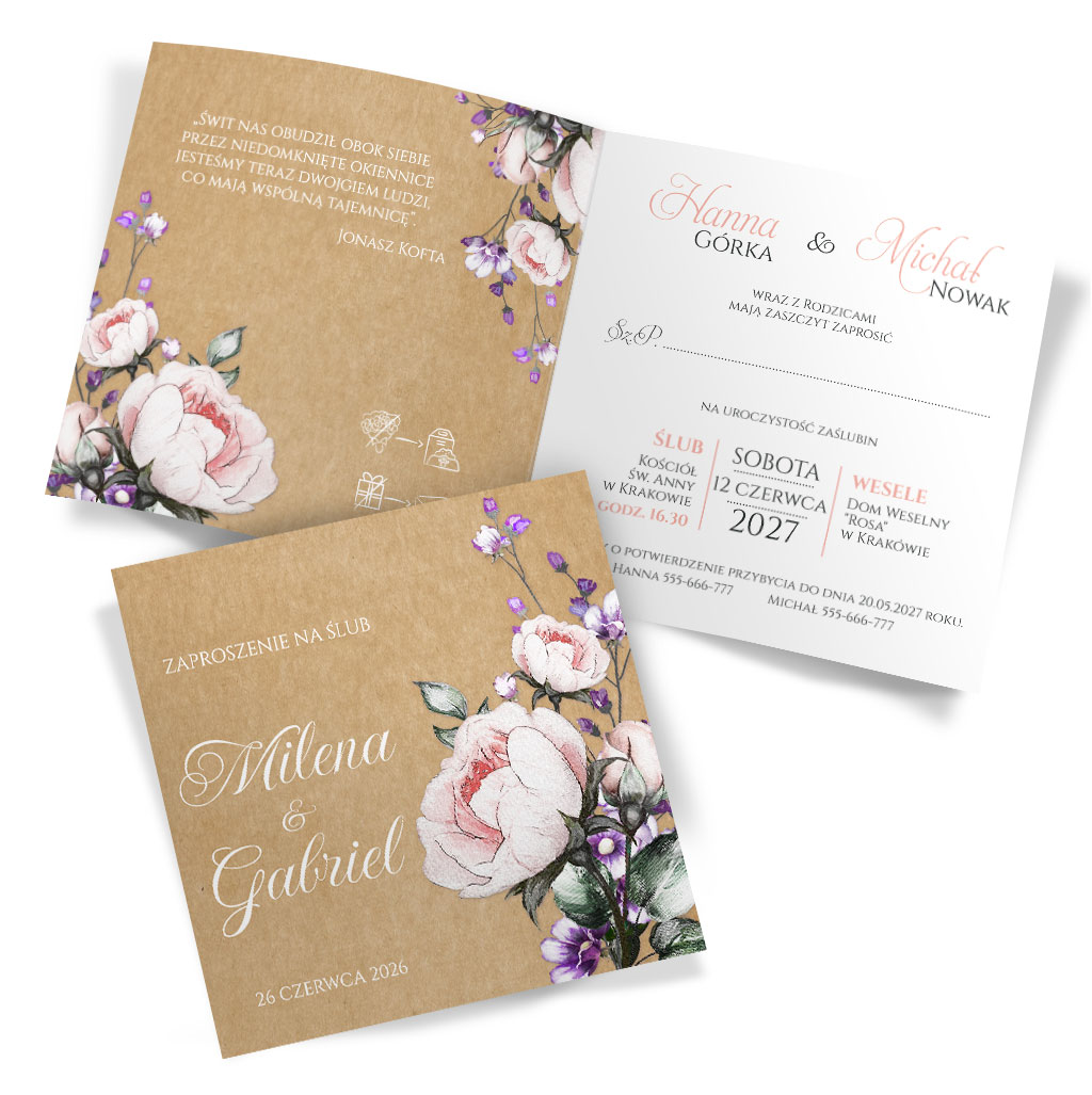 Zaproszenia Ślubne Helen