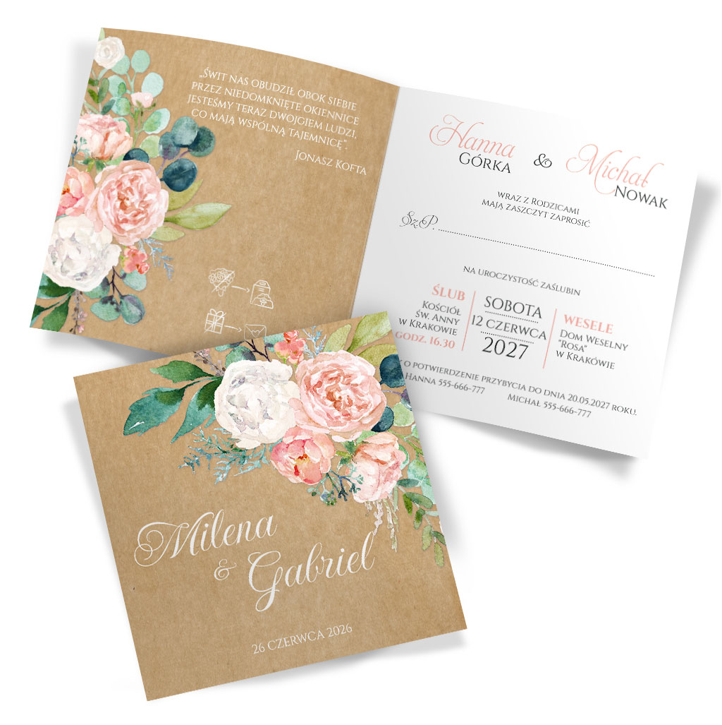 Zaproszenia Ślubne Helen