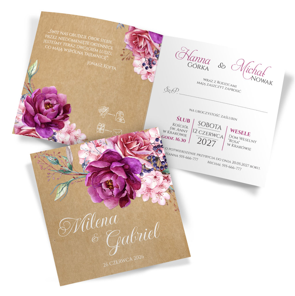 Próbki Zaproszeń Helen