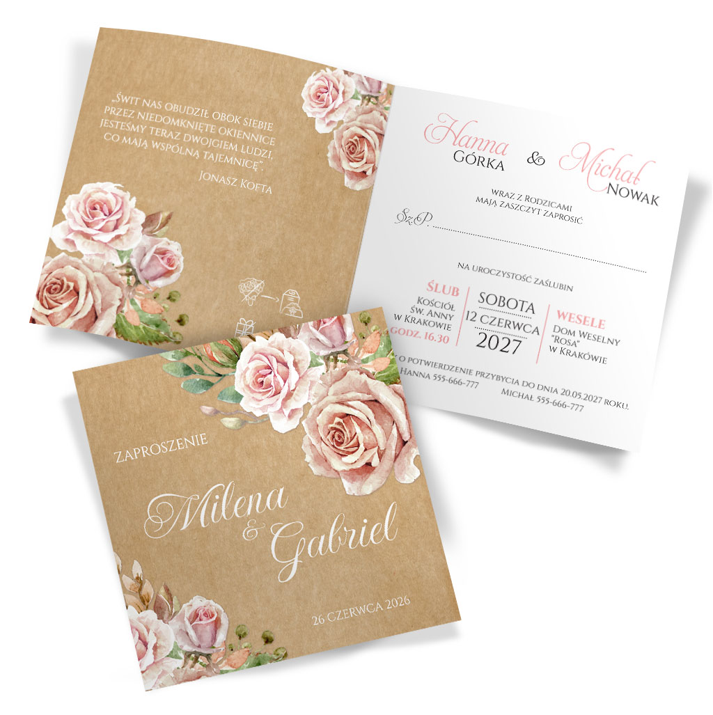 Zaproszenia Ślubne Helen