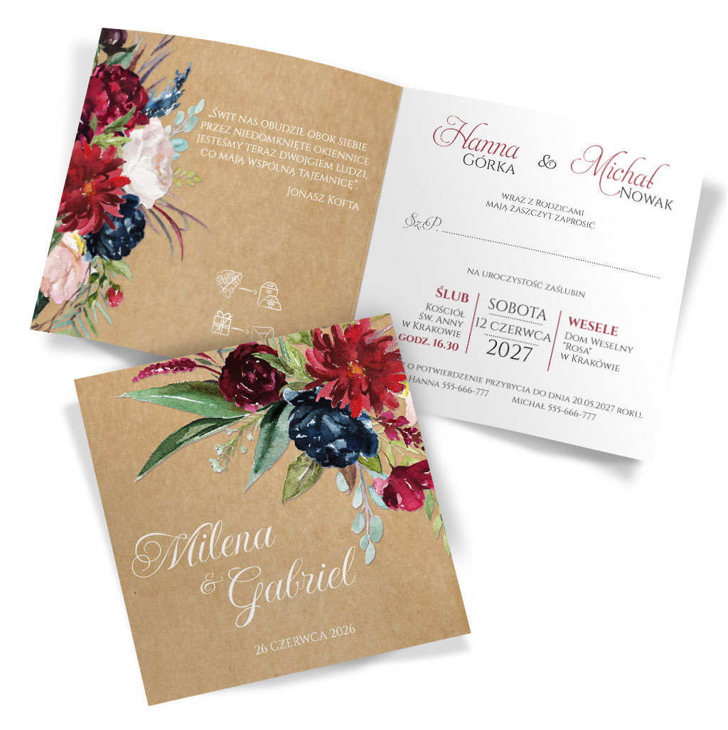 Zaproszenia Ślubne Helen