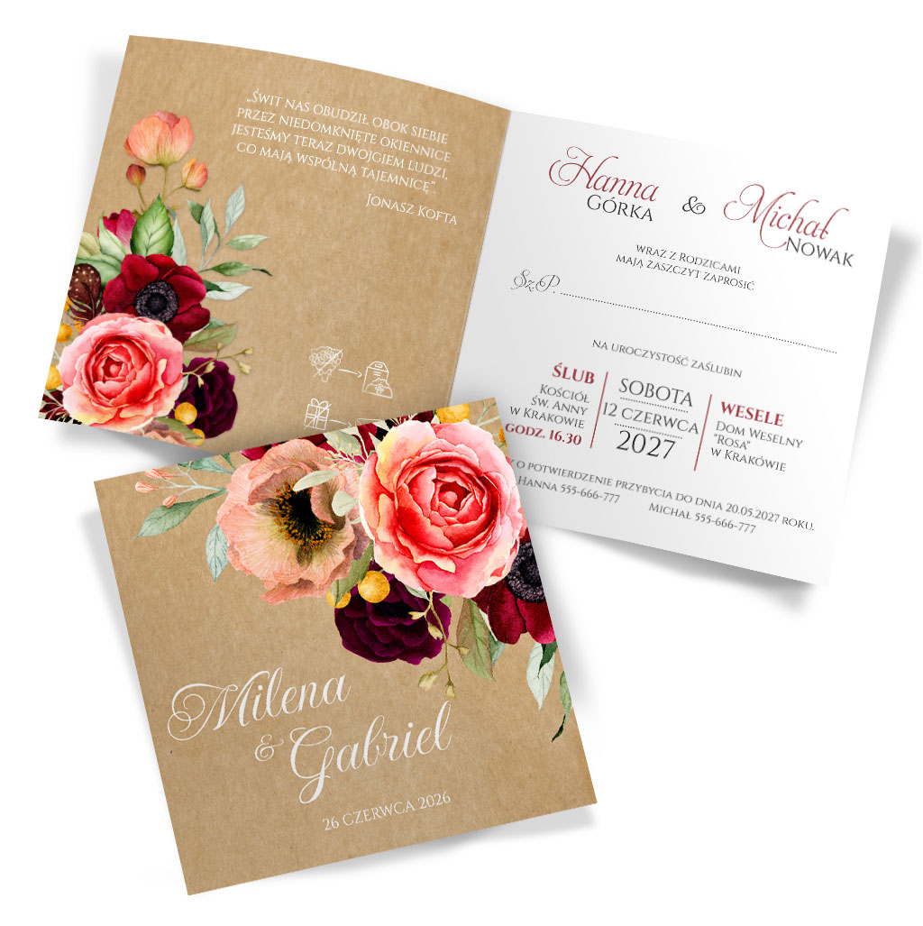 Zaproszenia Ślubne Helen