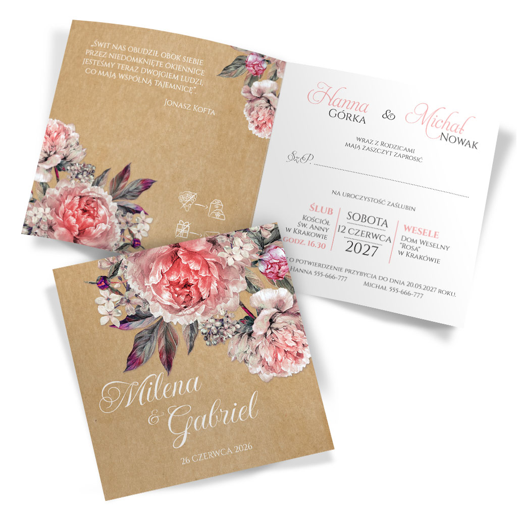 Zaproszenia Ślubne Helen