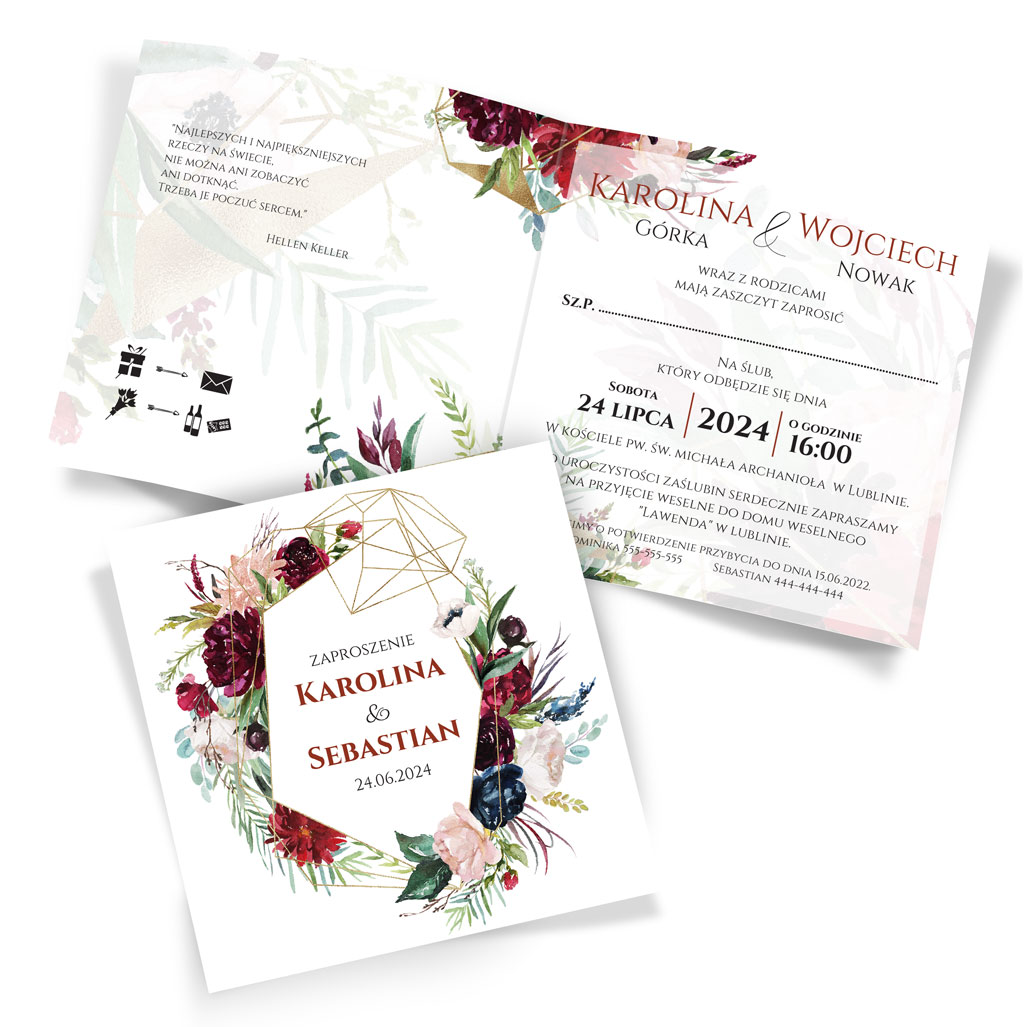 Zaproszenia Ślubne Ines