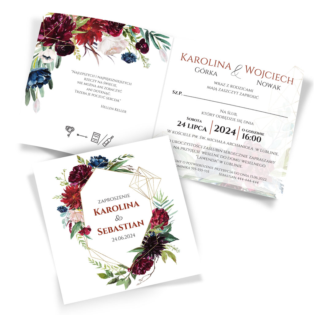 Zaproszenia Ślubne Ines