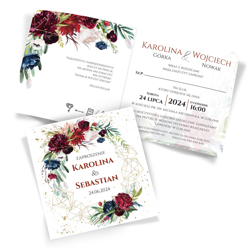 Zaproszenia Ślubne Ines