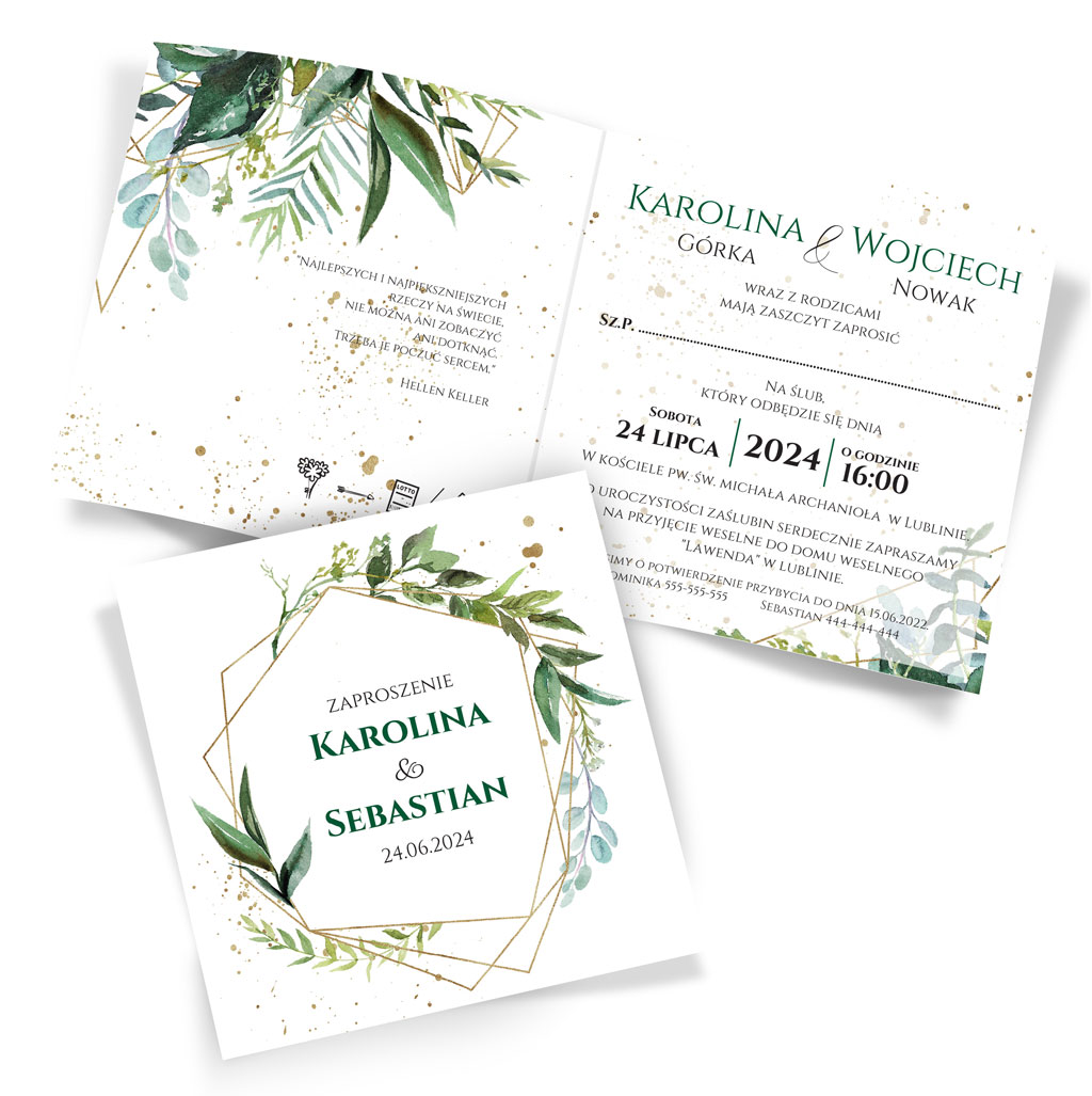 Zaproszenia Ślubne Ines