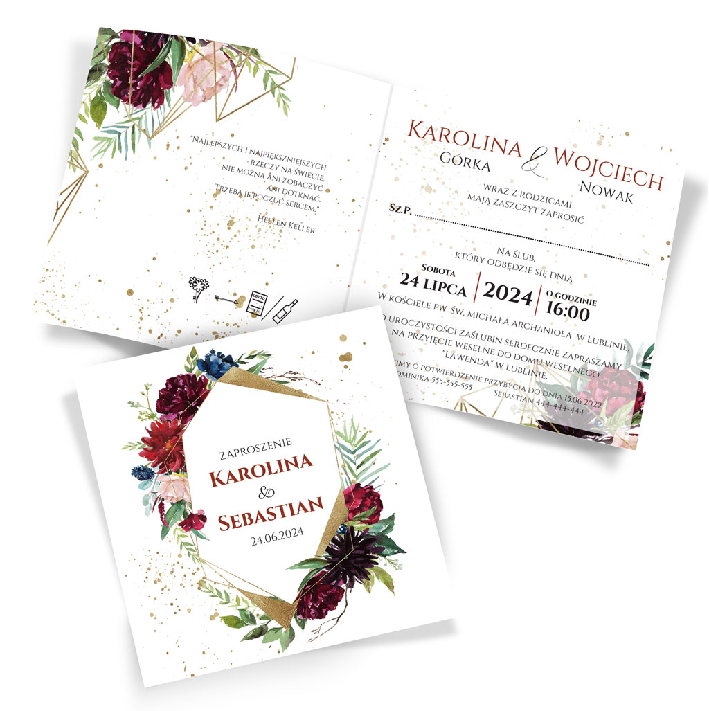 Zaproszenia Ślubne Ines